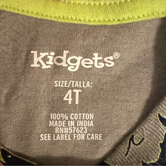 2 PACK! - 4T Toddler Cotton Short Sleeve T Shirts - Picture 6 of 6